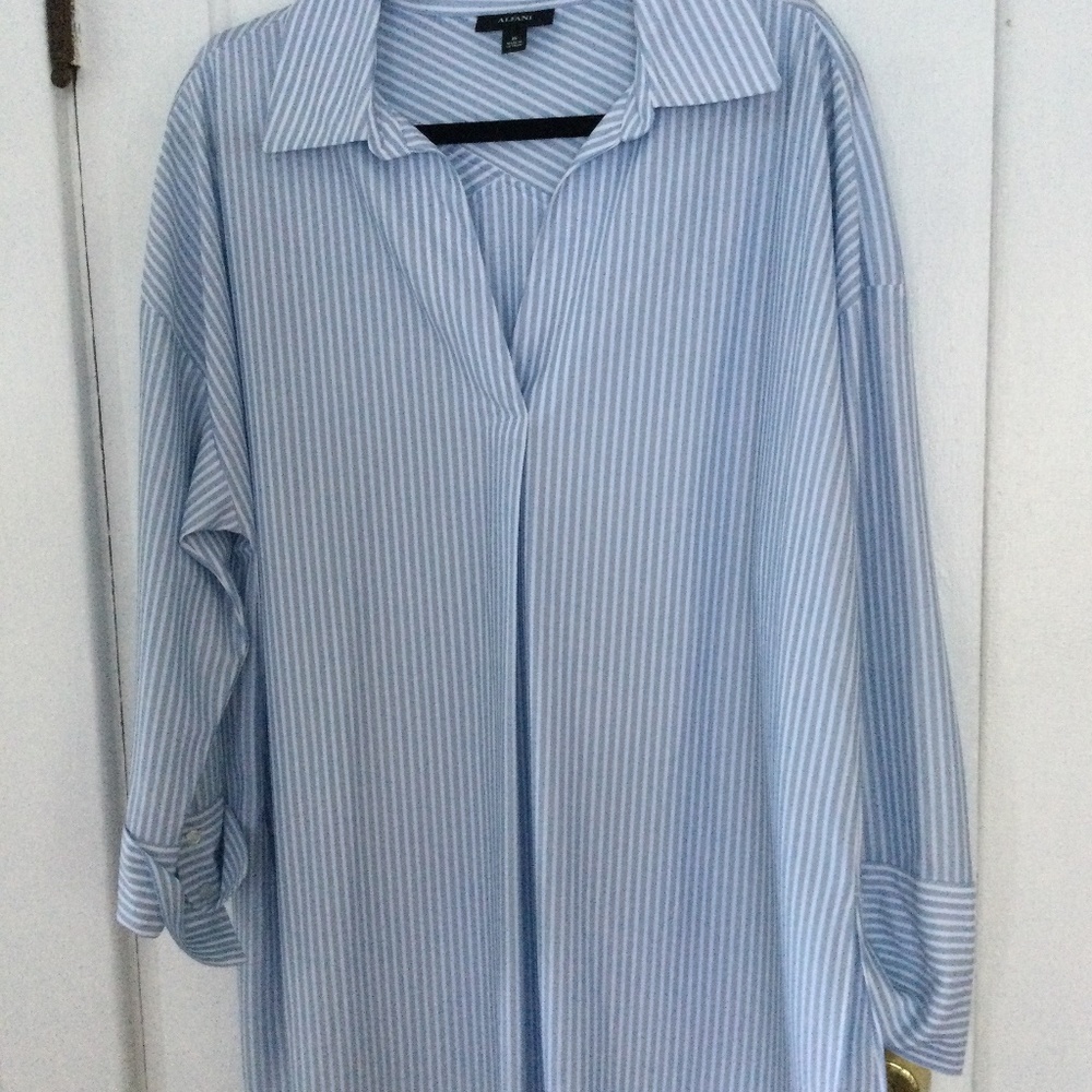 Alfani women’s  stripe blouse, size XL
